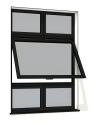 sh_Janela PVC 1 Folha Maxiar 2 Fixa Inf 2 Sup